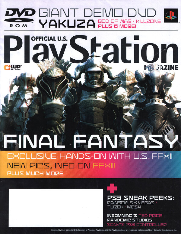 Official U.S. PlayStation Magazine Issue 107 (August 2006) cover